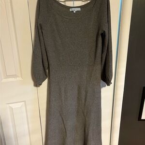 Hill House Charcoal Long Sleeve Dress